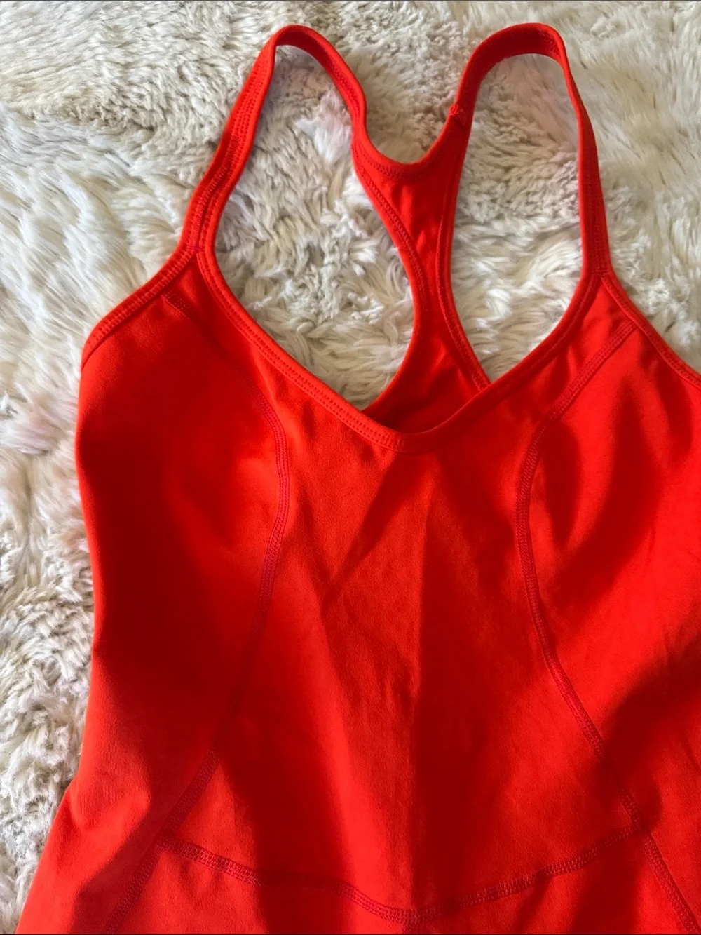 Free People “Let’s Bounce” Jumpsuit Flame (red/orange) small - Picture 10 of 11